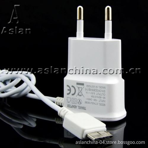 with Cable for for Galaxy Wall Charger for Note 3 (WP-010)